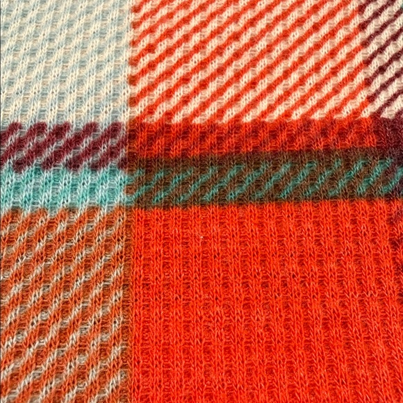 Old Navy Plaid Pajama Set Thermal Waffle Knit Long Sleeve Top S with Pants M - Picture 6 of 16